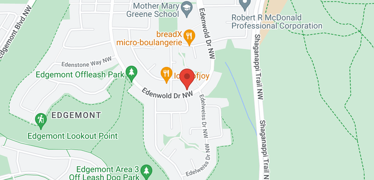 map of 215 EDENWOLD DR NW